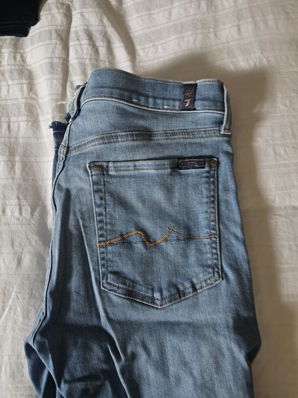 7 For All Mankind Light Blue Skinny Jeans